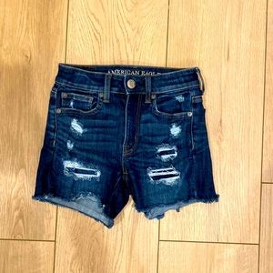 American Eagle jean shorts size 00